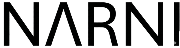 Black 'NARNI' text on a transparent background